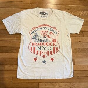 Roots of fight boxing t-shirt MSG Baer vs Braddock NYC
